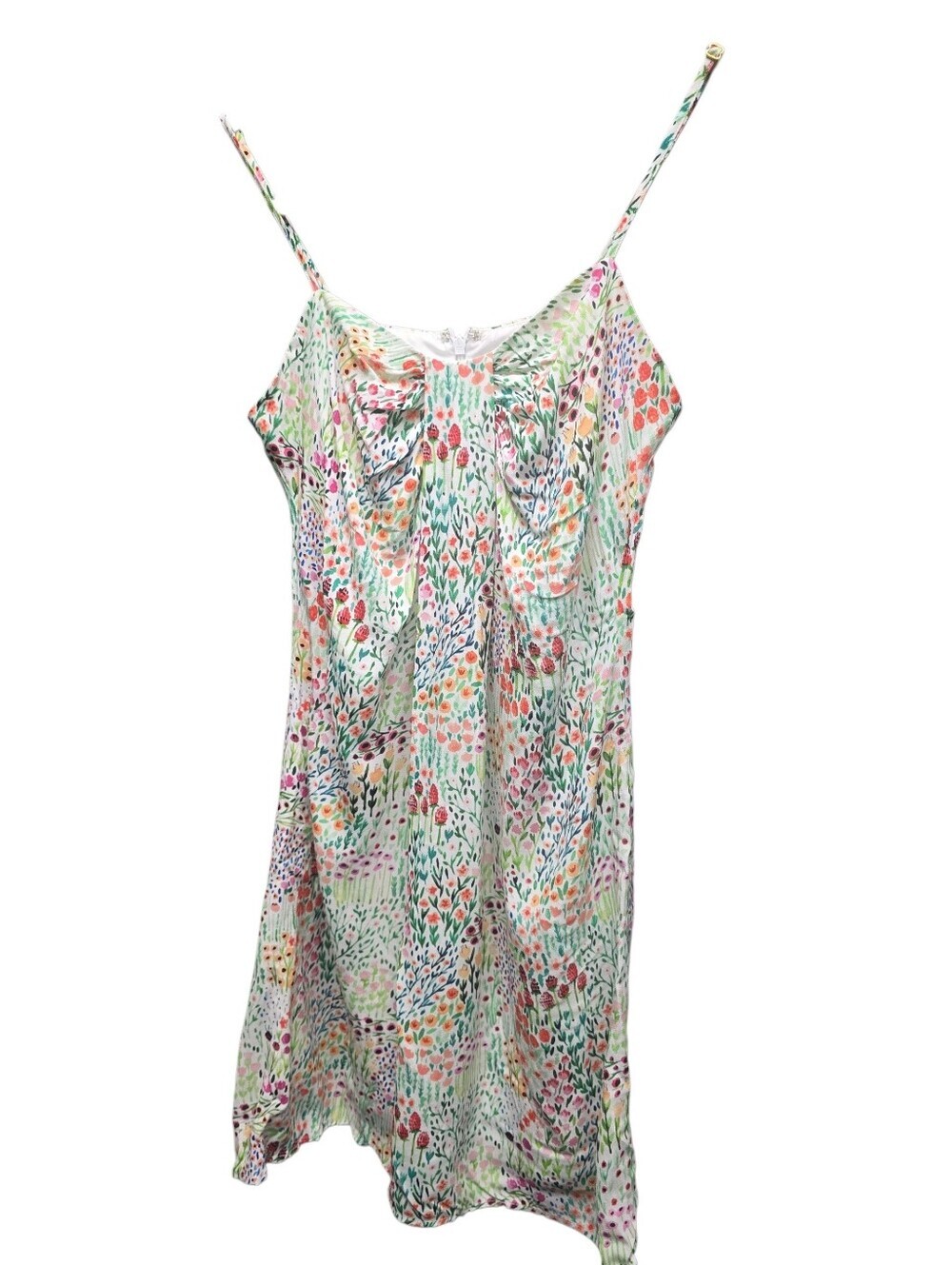 Anthropoligie Hutch Wildflower Pattern Slip Mini Dress Sz.S